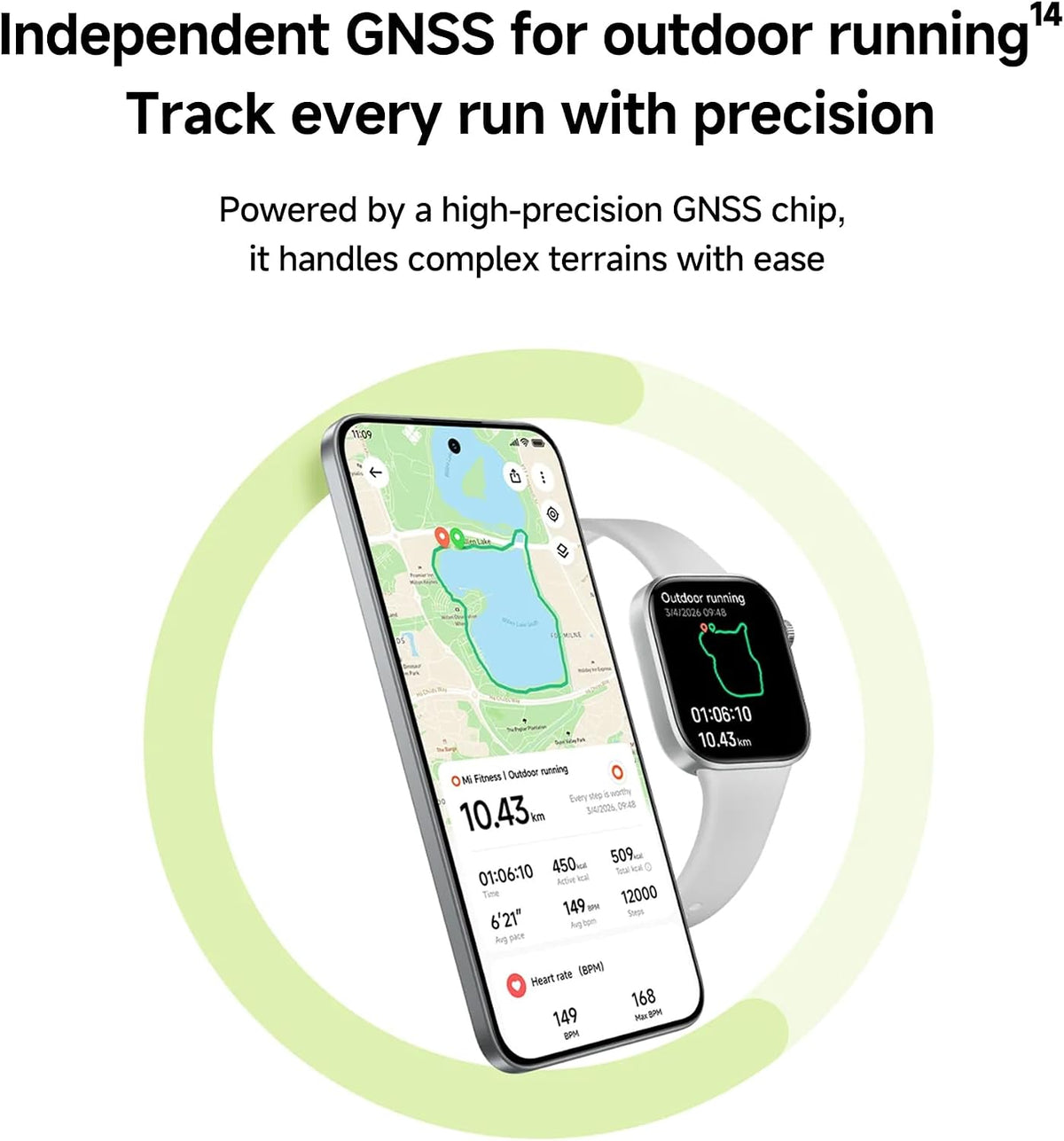 XIAOMI REDMI Watch 6 Smart Watch GPS 5ATM 24-Day Battery 2.07" AMOLED