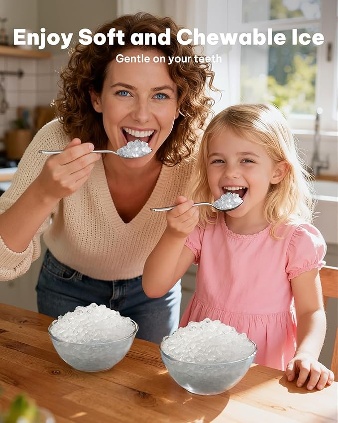 Silonn Nugget Ice Maker Countertop, Pellet Ice Machine