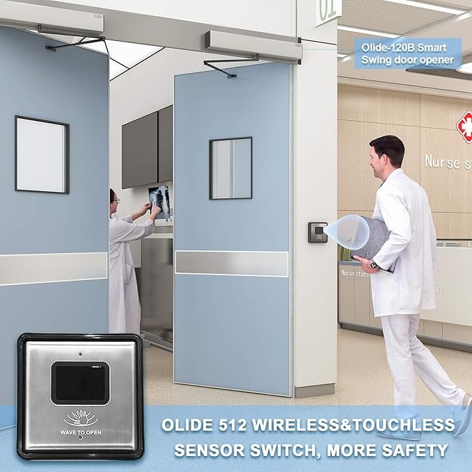 Olideauto Olide-120B Sensor Open Automatic Touchless Swing Door (2pcs)