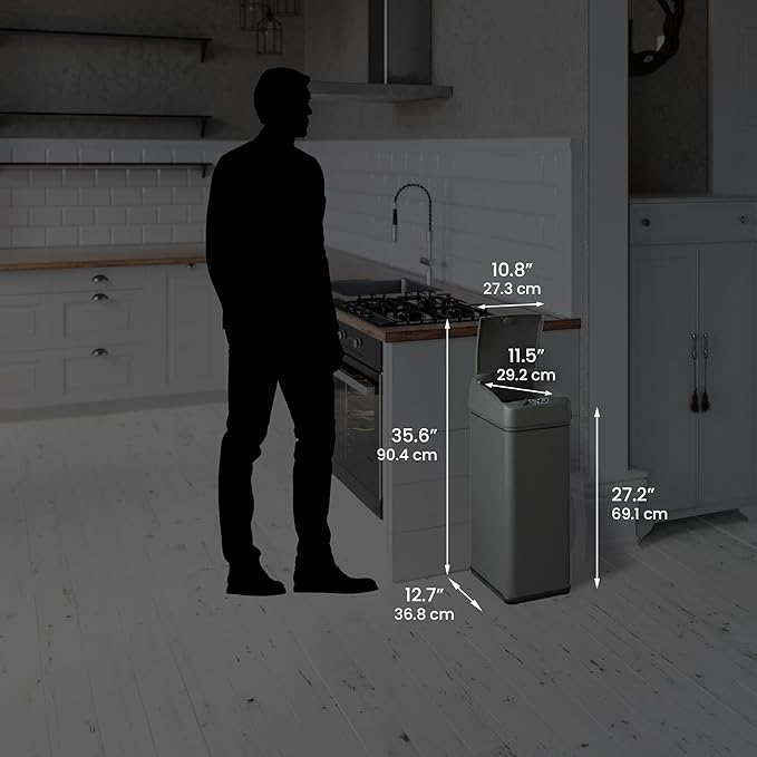iTouchless 13 Gallon Kitchen Trash Can