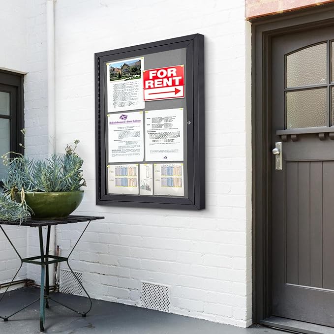 Enclosed Bulletin Board Outdoor Noticeboard