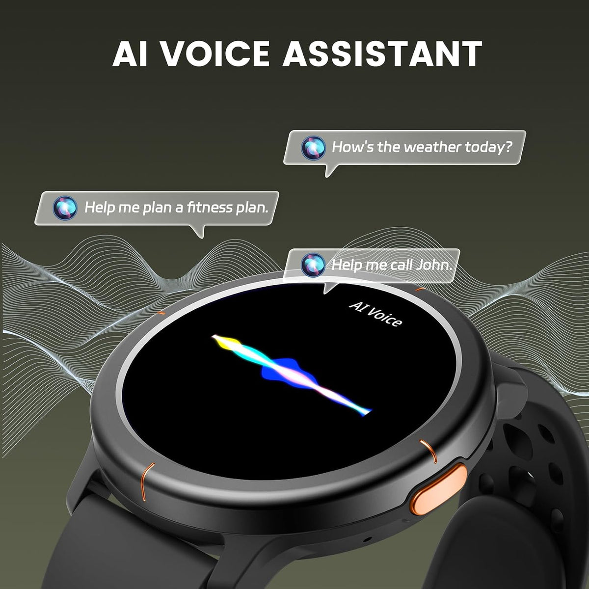 Smart Watch for Men Women, Bluetooth Calls, Activity Tracker, Android iOS