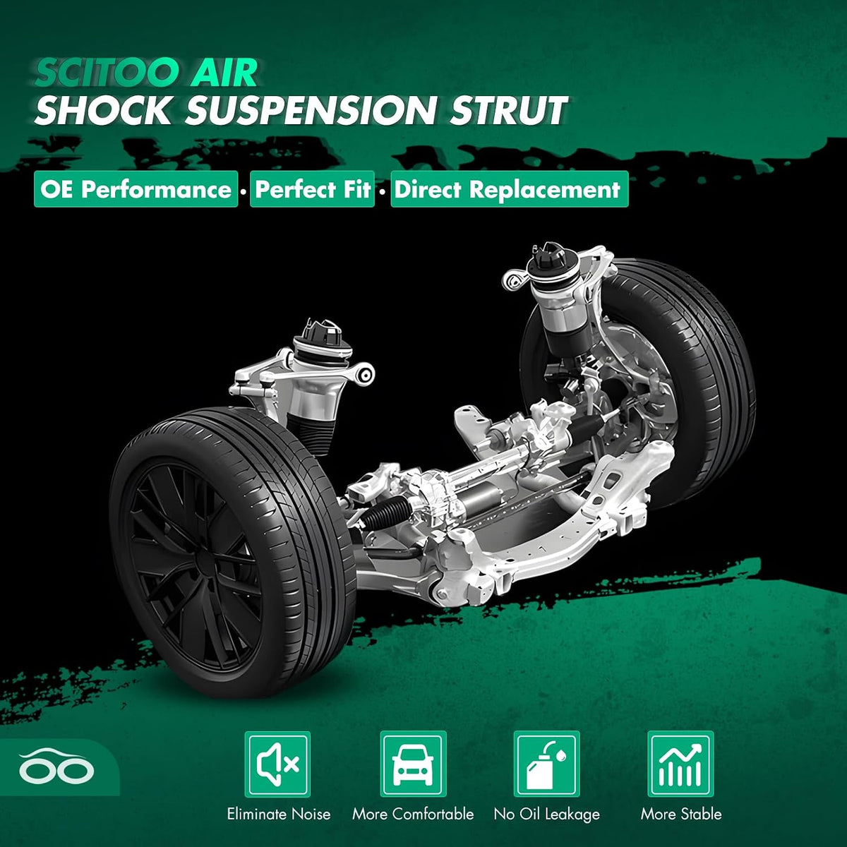 SCITOO Front Right Air Strut Assembly Fit for CLS350 07-11 for CLS500 05-09