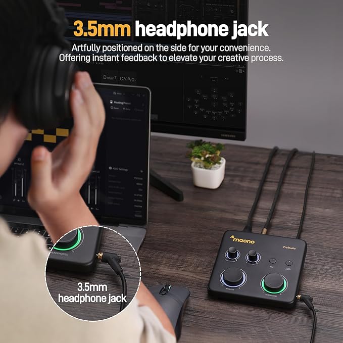 MAONO USB Audio Interface for PC: Interface