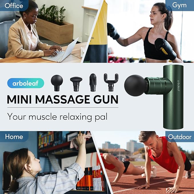 arboleaf Massage Gun Deep Tissue, Full-Metal Electric Portable Hand Held