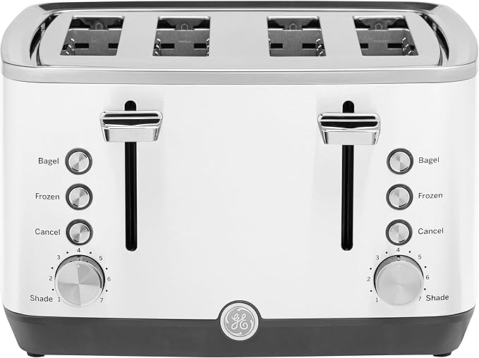 GE 4 Slice Toaster | Extra Wide Slots