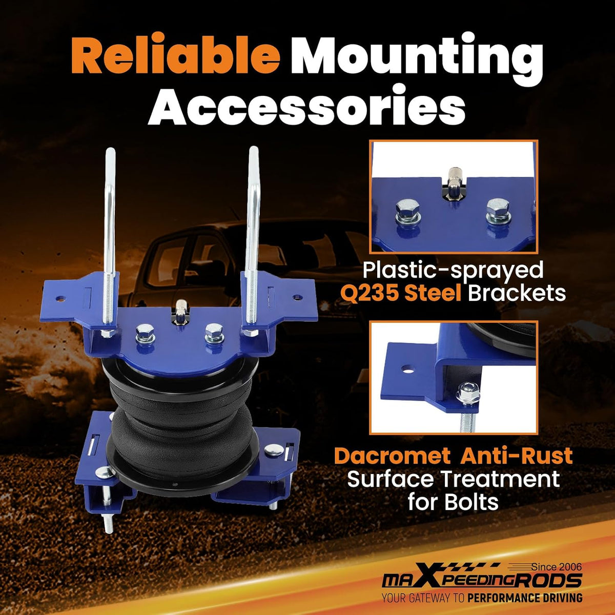 maXpeedingrods Air Suspension Bag Kit for Chevy Silverado 1500 2019-2026