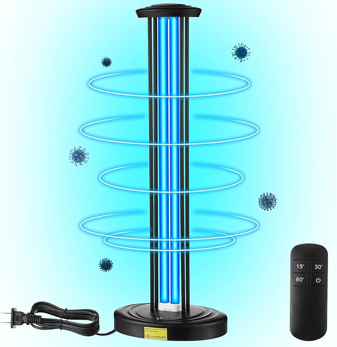 Qualirey 100W UV Light Sanitizer, Ozone Free, Safe