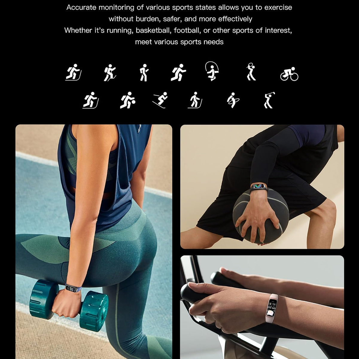 Fitness Tracker with Heart Rate/Blood Oxygen/Sleep Monitor, Step Counter IP68...