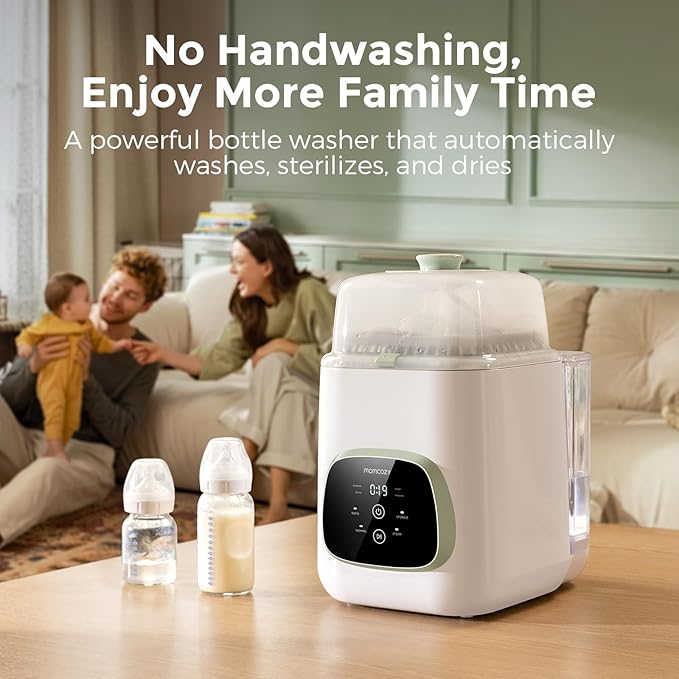 Momcozy KleanPal Pro Baby Bottle Washer, Sterilizer & Dryer