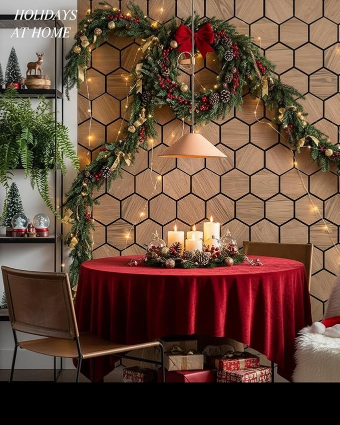 Hexagon Acoustic Wall Panels, Self-Adhesive Sound Absorbing Wall Panel by ARM...