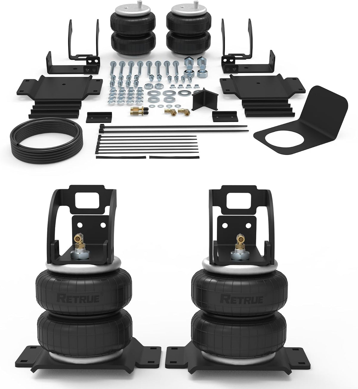 RETRUE Rear Air Bags Suspension Kit Compatible with Tacoma Prerunner