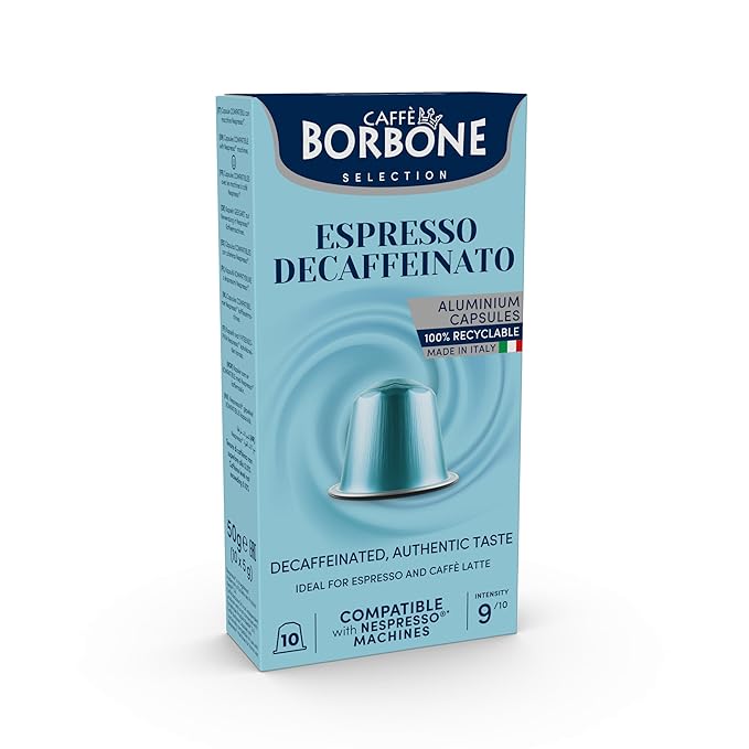 Caffè Borbone Decaffeinated Aluminum Capsules Compatible (100 Count)