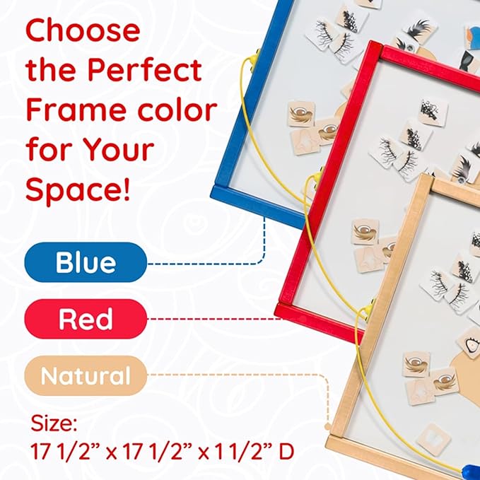Magnetic Toddler Activity Wall Panel Toy – Interactive Wall Busy Board –