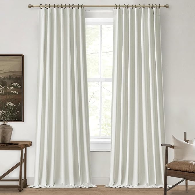 Blackout Curtains 112 Inch Long 2 Panels Burg, Sound Pleated Curtain Noise
