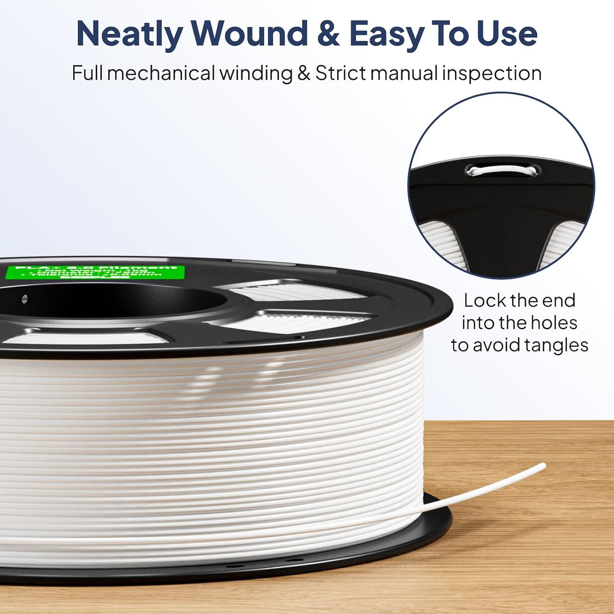 PLA+ 2.0 Filament 1.75mm 3D Printer Filament Brown 4KG