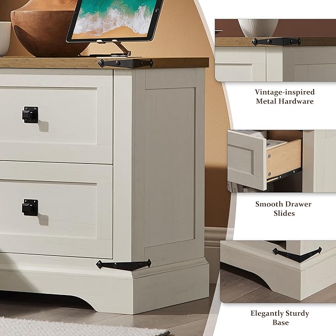 T4TREAM 24" Farmhouse Nightstand