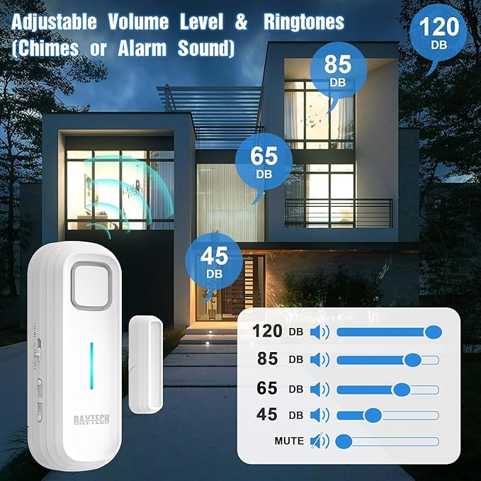 DAYTECH Fridge Door Alarm When Left Open (6PCS)