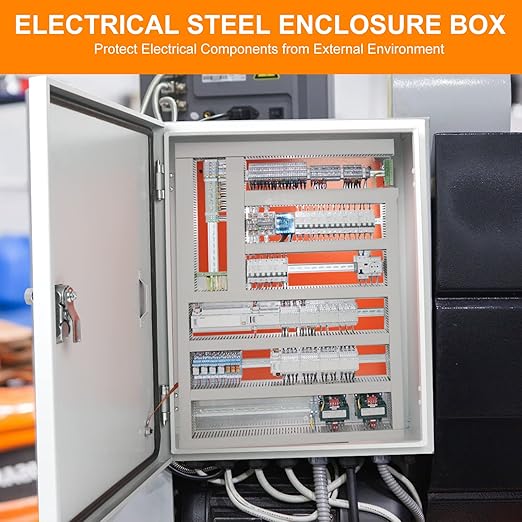 Cold Rolled Steel Electrical Box 20'' x 16'' x 8'' In...