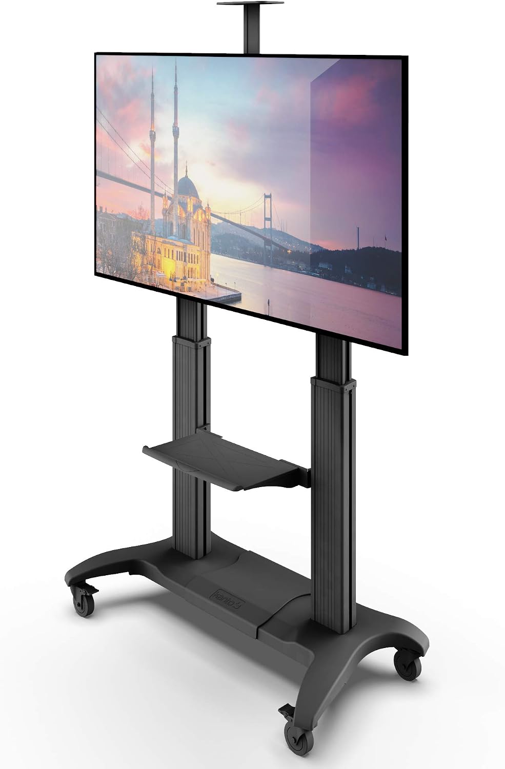 Kanto MTMA100PL Height Adjustable Mobile TV Mount with Adjustable Shelf for 5...