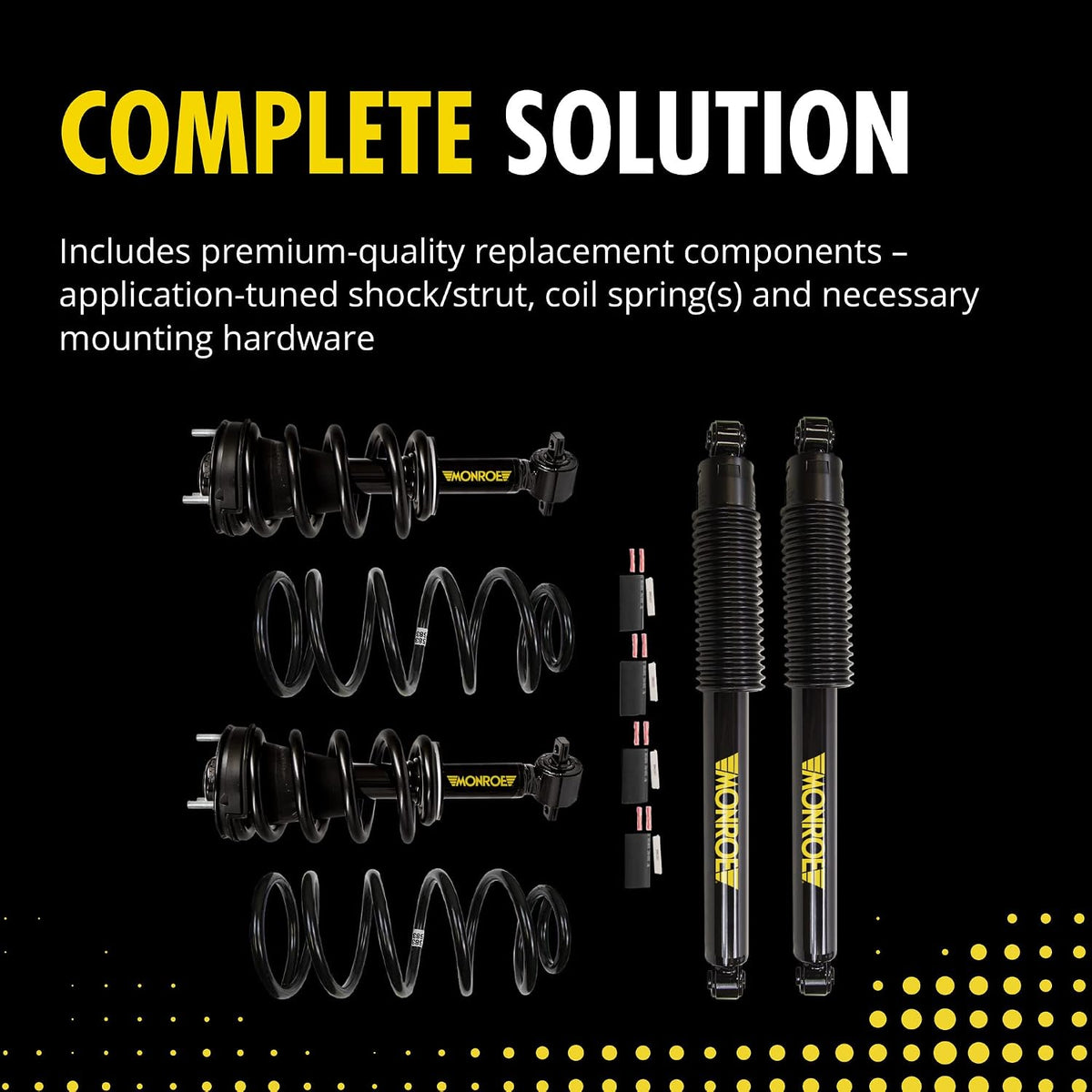 Monroe 90012C Active to Passive Suspension Conversion Kit for Chevrolet Tahoe