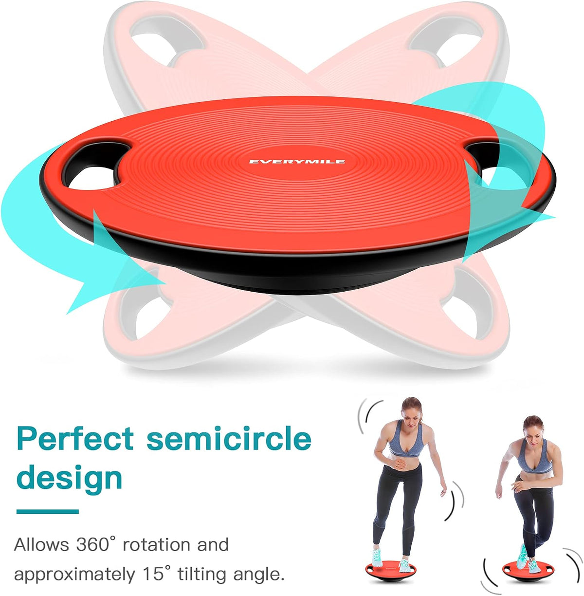 Wobble Exercise Balance Board, No-Skid Surface