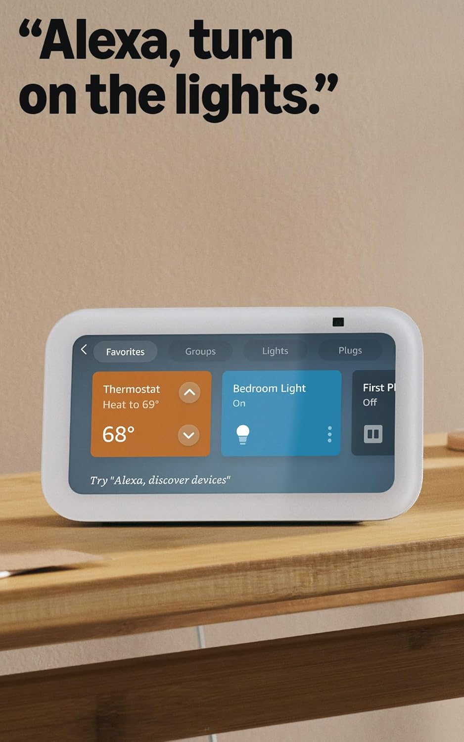 Like-New Amazon Echo Show 5 (newest model), Smart display, Designed for Alexa...