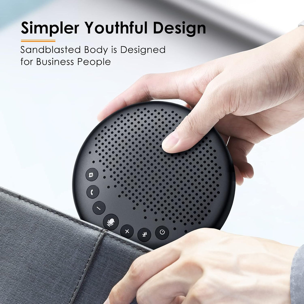 EMEET Luna Conference Speaker and Microphone, 360° Voice Pickup for 8 Users