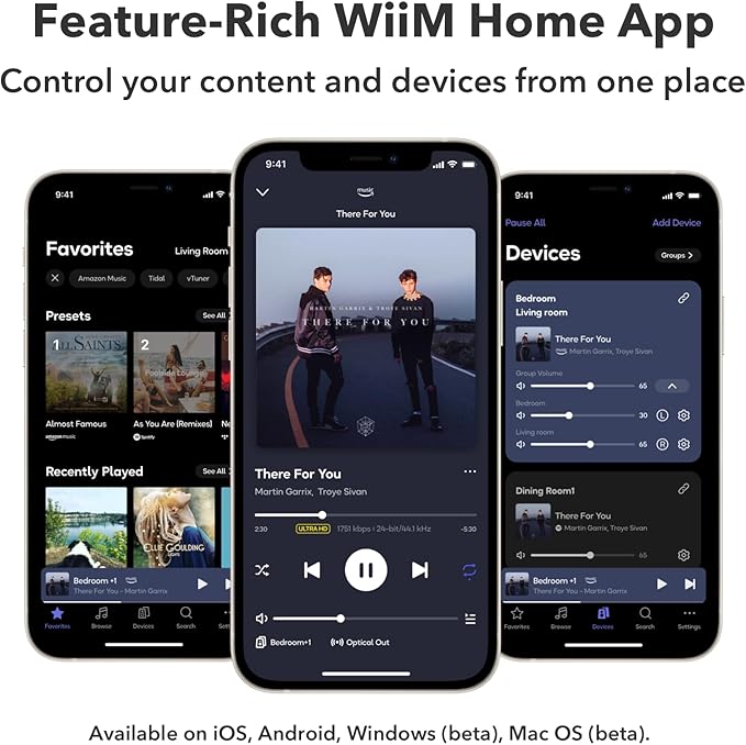 WiiM Ultra Music Streamer & Digital Preamp | 3.5" Touchscreen, Compa...