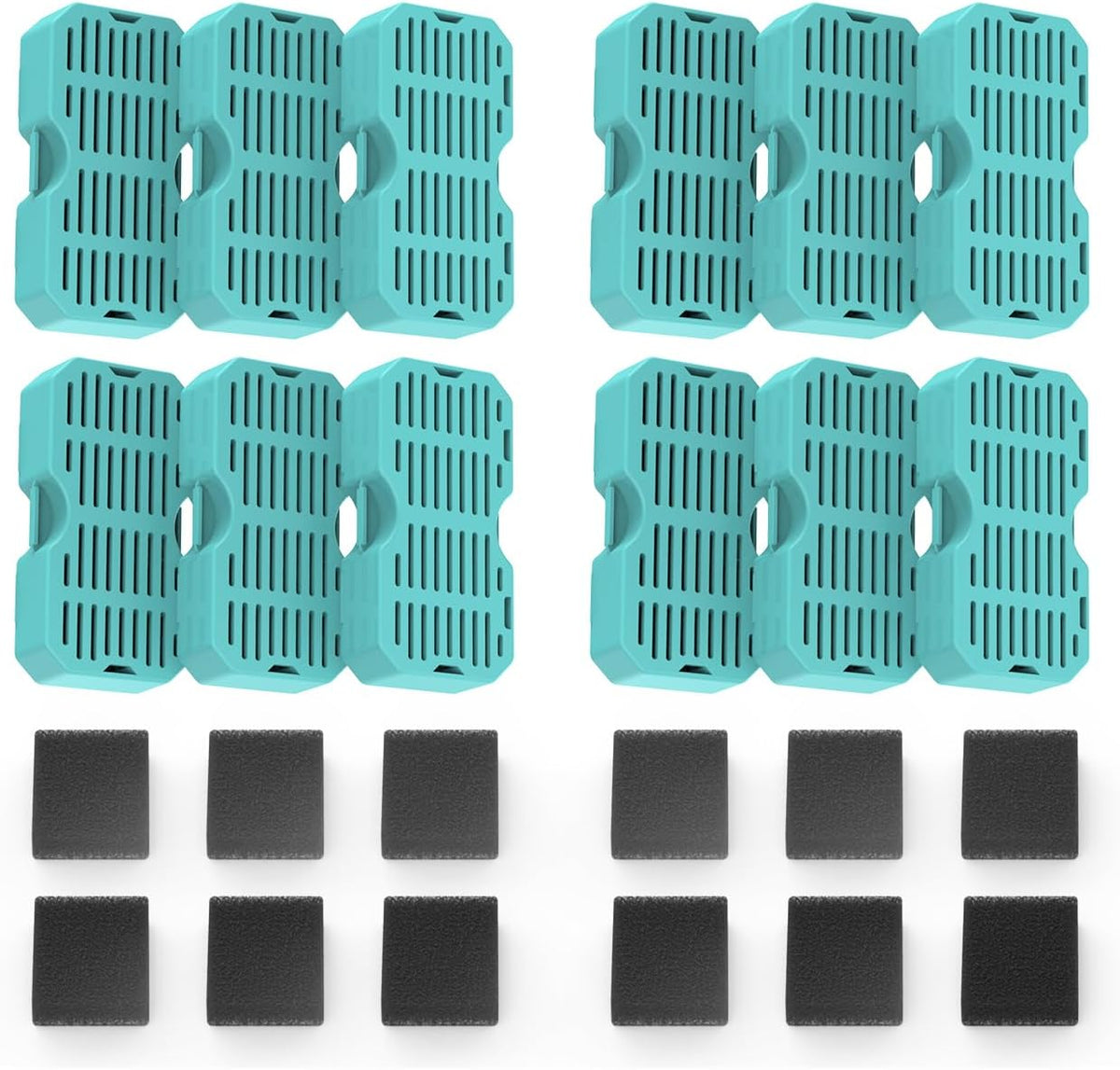 Cat Water Fountain Filters Replacement, 12+12 Pack