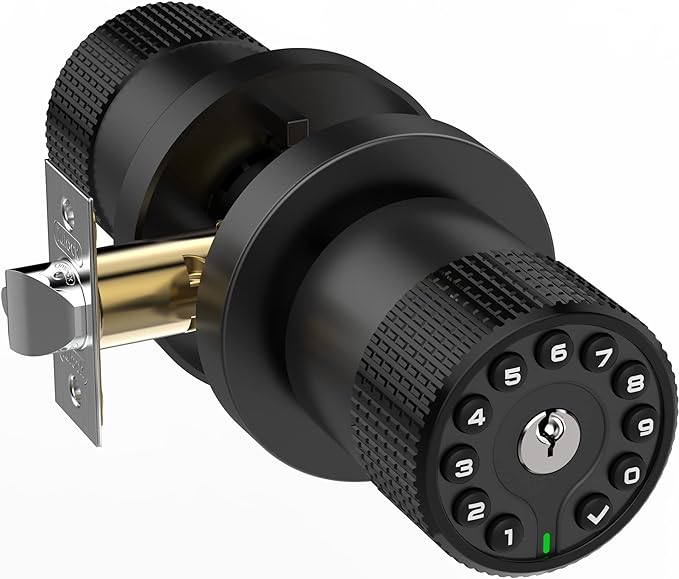 BOTHSTAR Keypad Door Knob with Key, Keyless Entry Door Lock, Code Locks Door