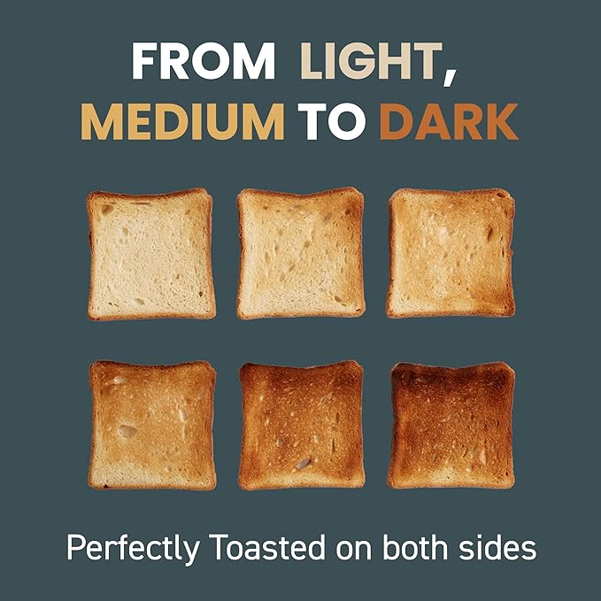 Elite Gourmet ECT4123 Long Slot 4 Slice Toaster, Extra Wide 1.5" and 5.1...