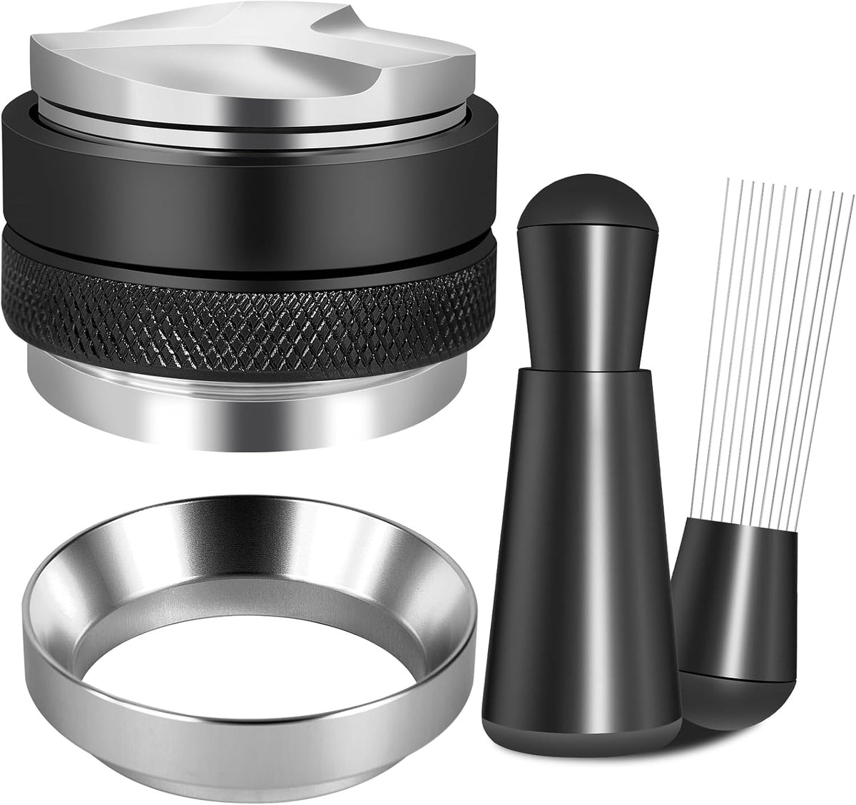 54mm Espresso Accessories Kit, Distributor, Tamper, WDT, Funnel
