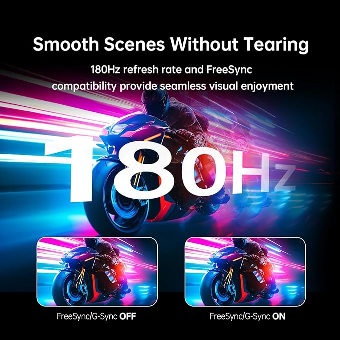 KTC 34 Inch Ultrawide Monitor, 180Hz WQHD 3440X1440 Curved Gaming Monitor