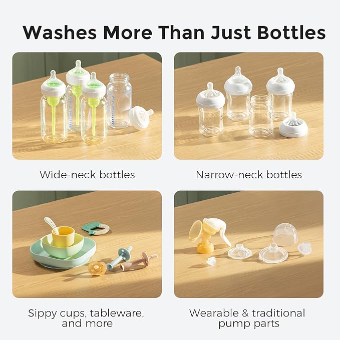 Momcozy KleanPal Pro Baby Bottle Washer, Sterilizer & Dryer