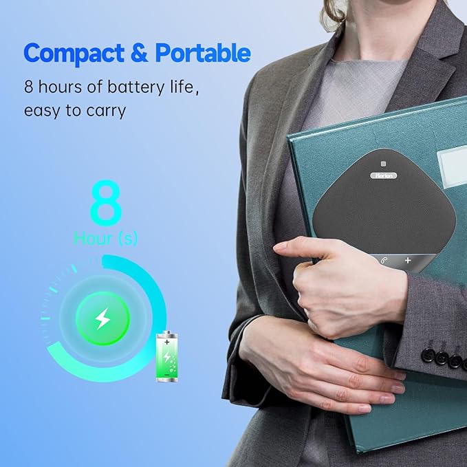 HORION Conference Speaker with Microphone, Wireless Bluetooth Speakerphone