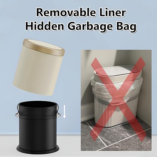 URALFA Automatic Motion Sensor Bathroom Trash Can