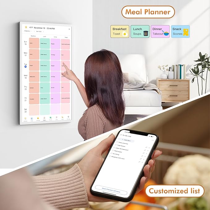 32" Digital Calendar Digital Frame