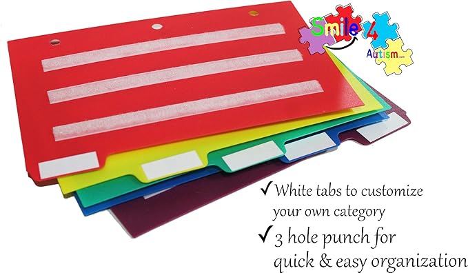 Smile4autism Small 7x9" tools Perfect to Keep Your Loose Visual Picture ...
