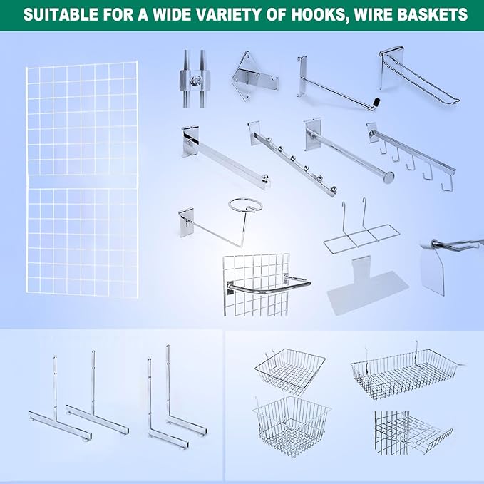 7RiversART Grid Wall Commercial Grade Gridwall Panels – Heavy Duty Grid Panel...
