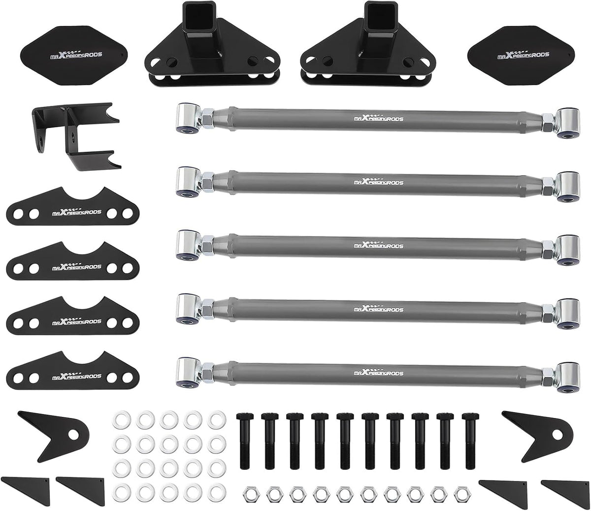 maXpeedingrods Universal Parallel 4 Link Kit for Classic Car & Truck