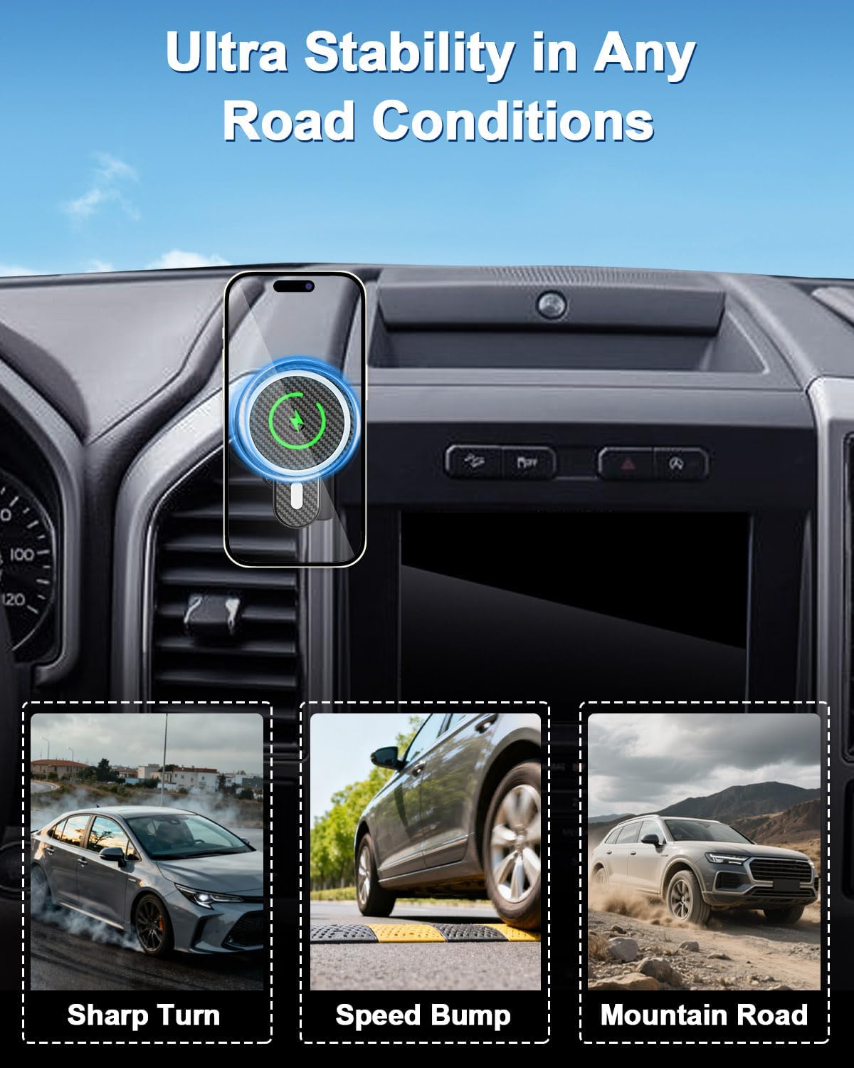 Car Phone Mount for Ford F-150 F150 2015-2020 Accessories Custom Vent