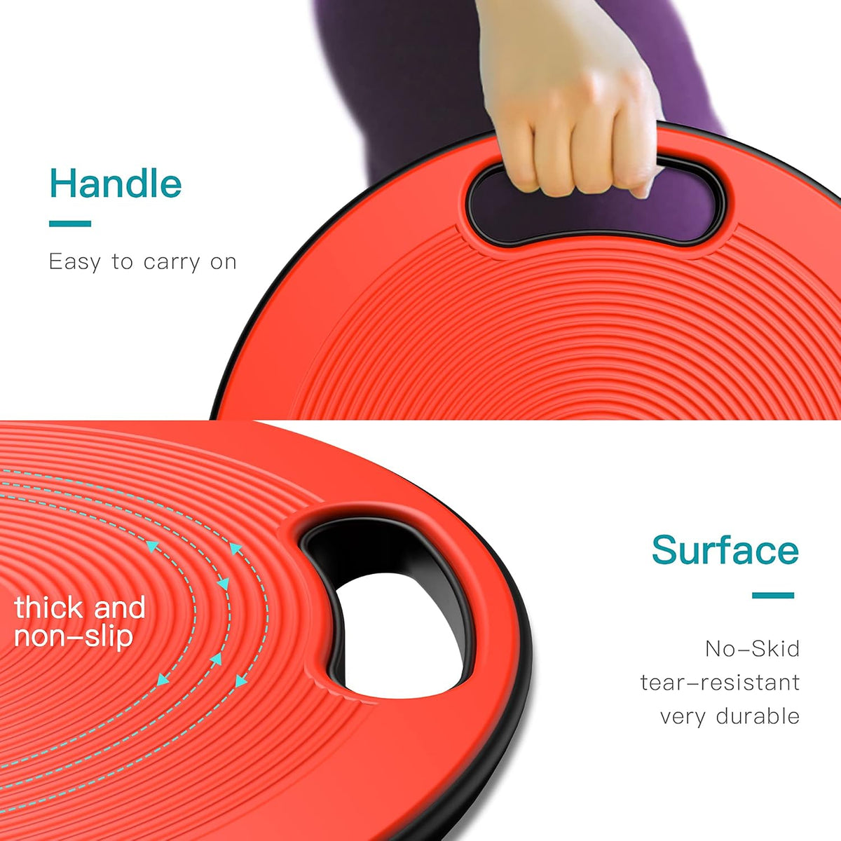 Wobble Exercise Balance Board, No-Skid Surface