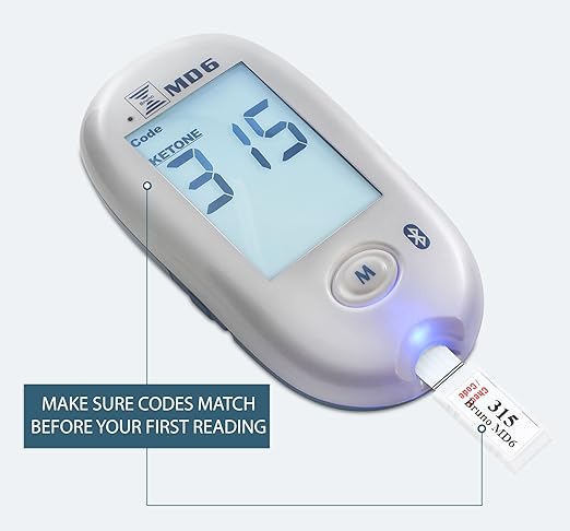 Bruno MD6 Blood Ketone & Glucose Monitoring System | Track Your Ketones &...