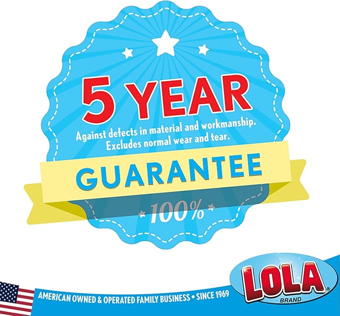 LOLA Classic Toilet Brush w/Under-The-Rim Scrubber, 24 Pack, Deep Cleans The