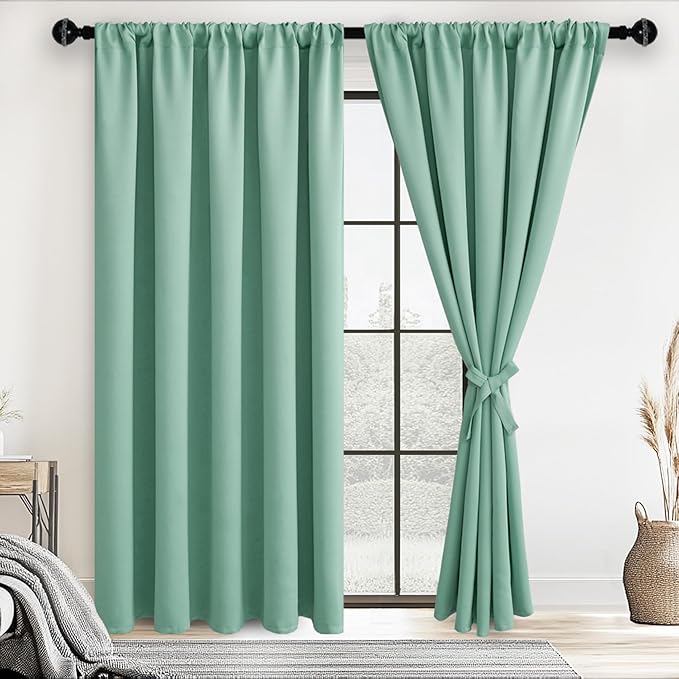 JIUZHEN Blackout Curtains for Bedroom