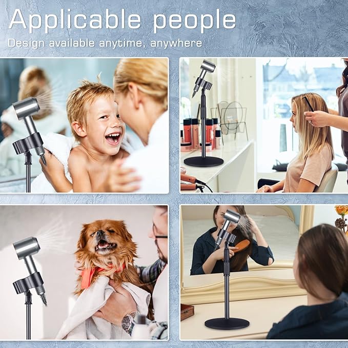 TAYUQEE Hands Free Hair Dryer Upgraded Blower Holder