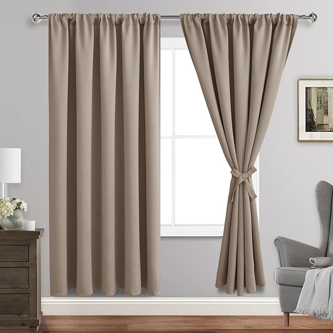 JIUZHEN Blackout Curtains for Bedroom