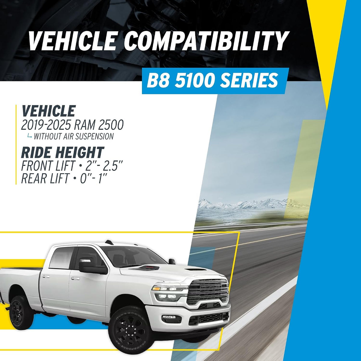 Bilstein Set of Front and Rear B8 5100 Series Shocks Compatible with 2019-202...