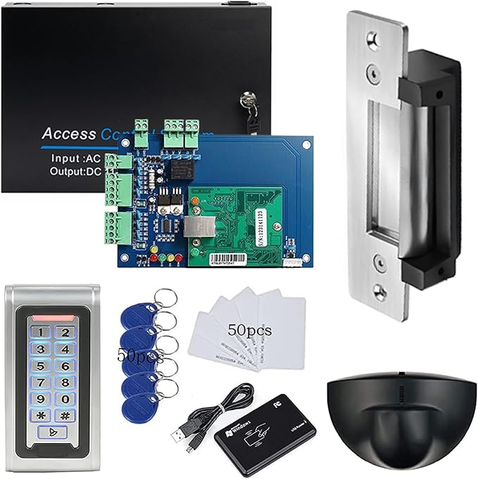 MENGQI-CONTROL 1-Door Security System Overhead Rex Exit Sensor Metal Combo